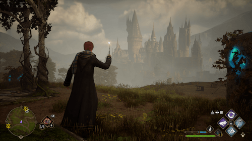 hogwarts legacy xbox series x There it is, Hogwarts Castle.