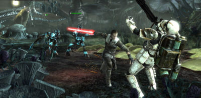 You even kill a ton of Stormtroopers when you work for the Empire. I love Star Wars games!