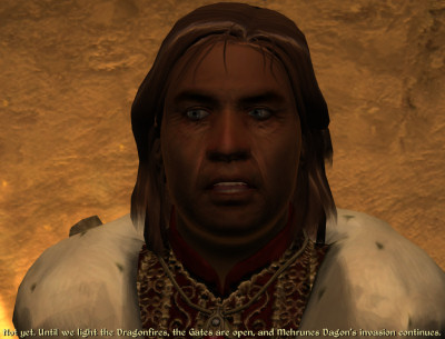 elder scrolls oblivion screenshot I'd be reluctant too, did you hear what happened to the last guy?!