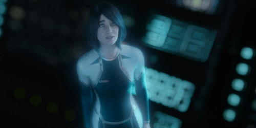 Cortana gets gradually less creepy as the series goes on.
