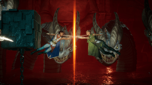 Mio and Zoe, combining their powers... or something.