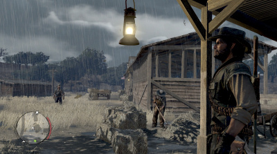 John Marston, brooding in the rain...