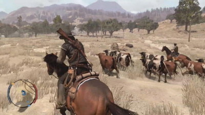 Herding cattle is just one of the many tedious virtual jobs you can toil away at.