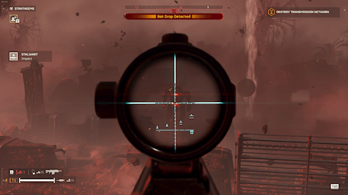 helldivers 2 pc You can optionally aim down sight/scope for extra precision