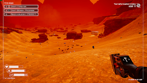 On the surface of Prime, not too long after landing.
