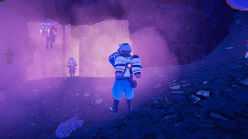 The crew and I about to enter an ancient temple.