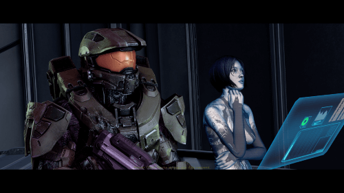 Master Chief and Cortana, 2012 style.