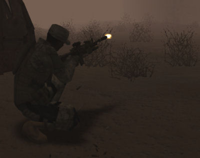 Shoot first, identify targets later. What? It's a fucking sandstorm!