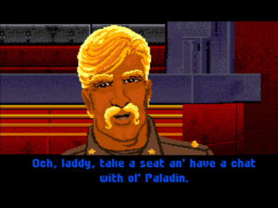 Talking to Paladin - SNES