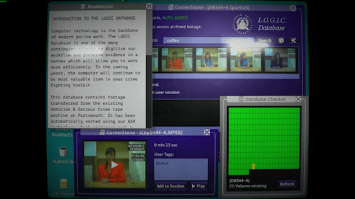 her story pc Making my screen a little cluttered to show off the UI in Her Story.
